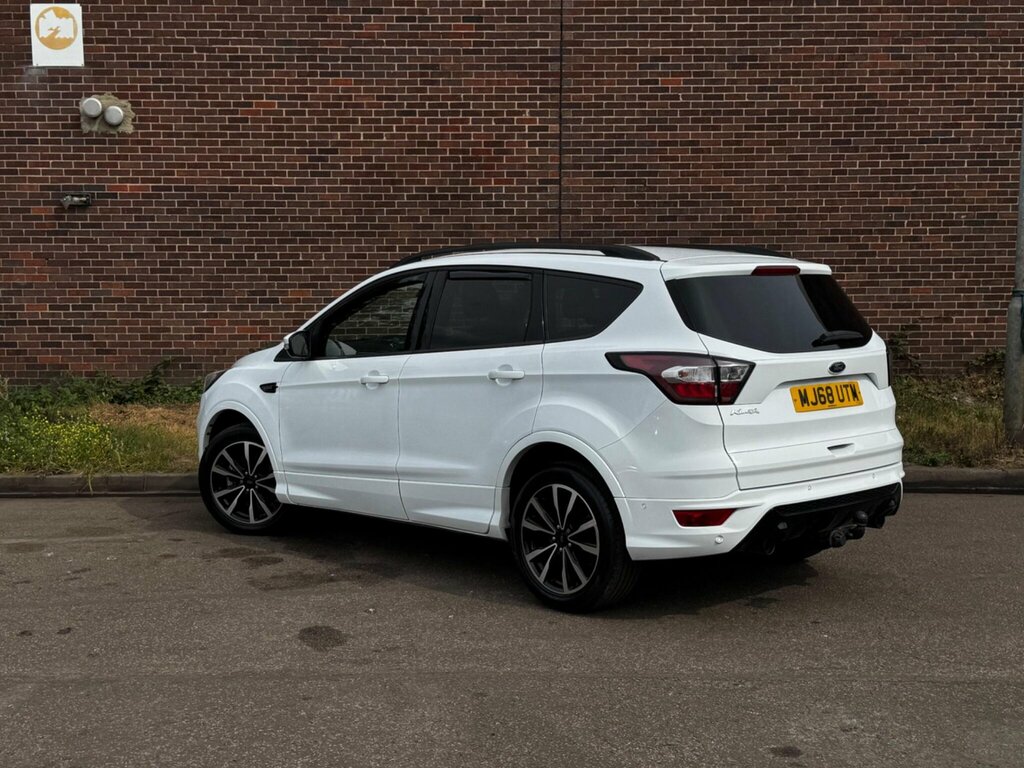 Ford Kuga 2.0 Tdci St-line Powershift Euro 6 MJ68UTM White #4