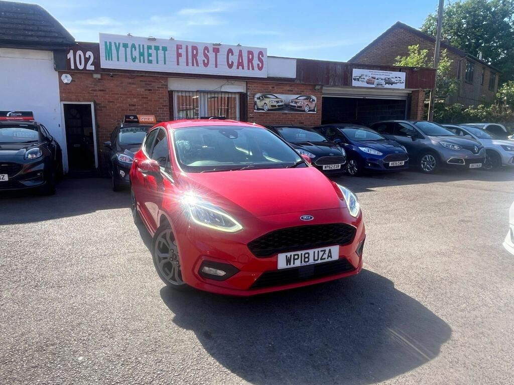 Ford Fiesta 1.0T Ecoboost St-line Euro 6 Ss Red