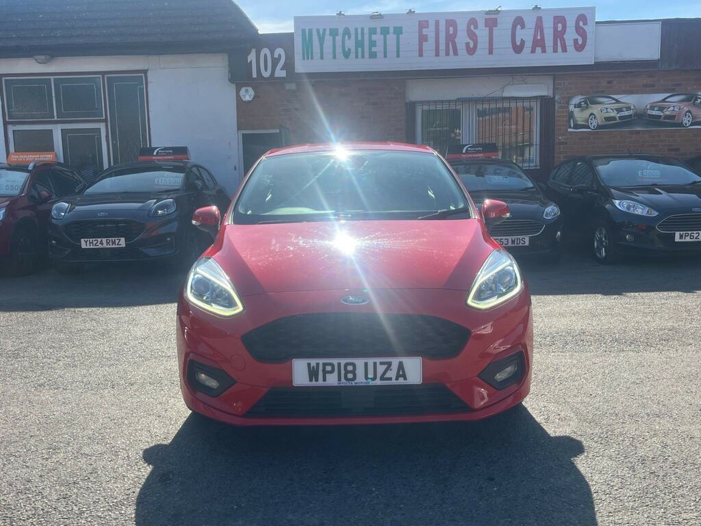 Ford Fiesta 1.0T Ecoboost St-line Euro 6 Ss Red #4