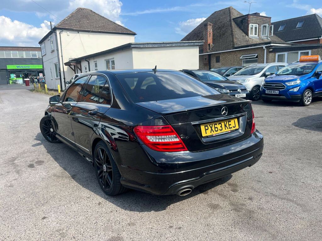 Mercedes-Benz C Class 1.6 C180 Amg Sport Plus G-tronic Euro 6 Ss Black #3