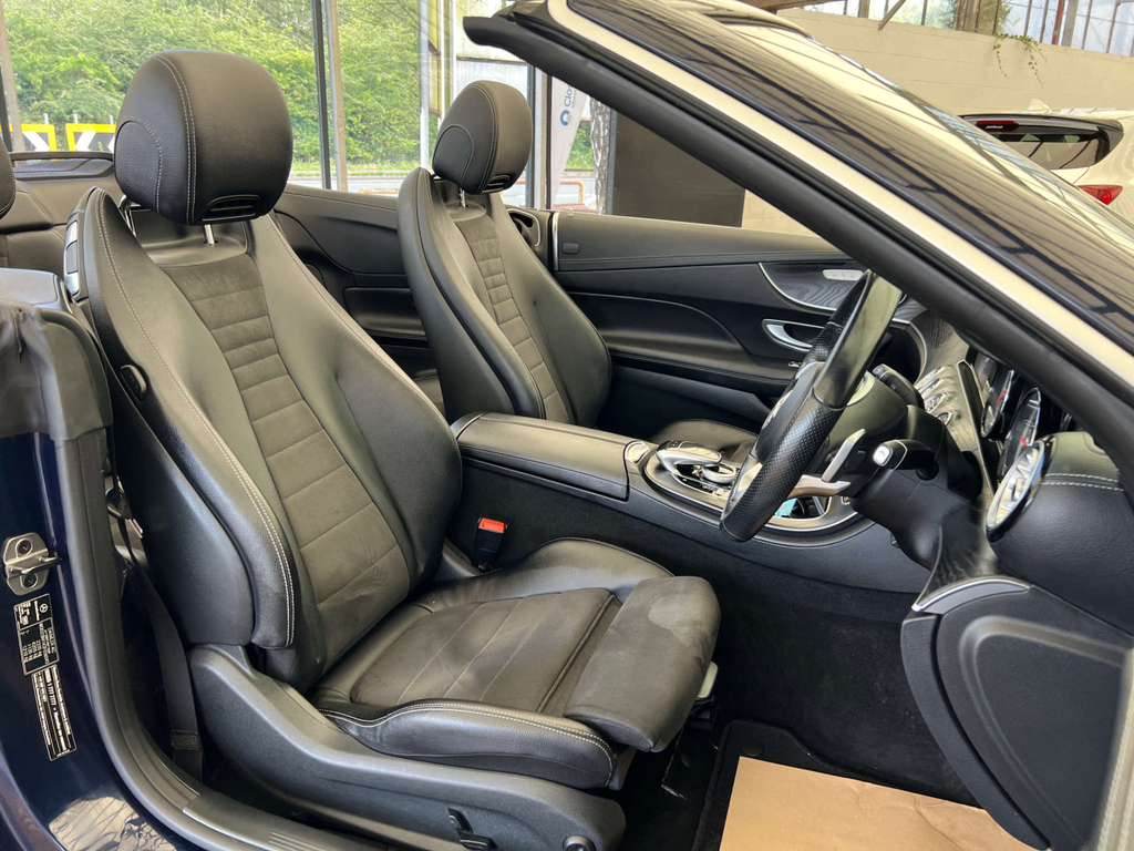 Mercedes-Benz E Class Convertible Blue #4