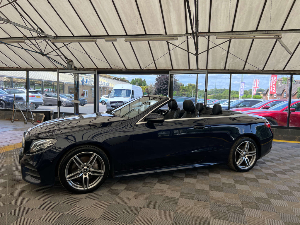 Mercedes-Benz E Class Convertible Blue #2