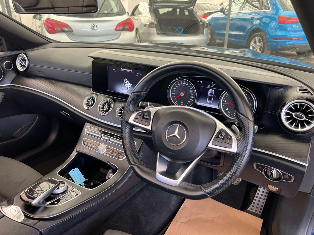 Mercedes-Benz E Class Convertible Blue #5