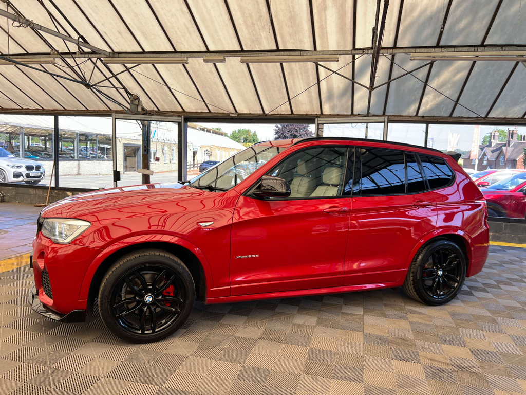 BMW X3 Suv Red #3