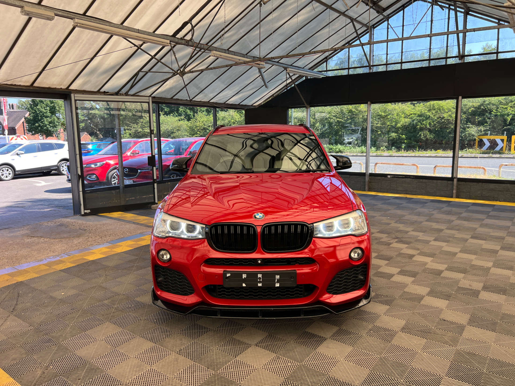 BMW X3 Suv Red #2