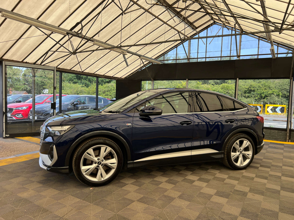 Audi Q4 E Tron Suv Blue #3
