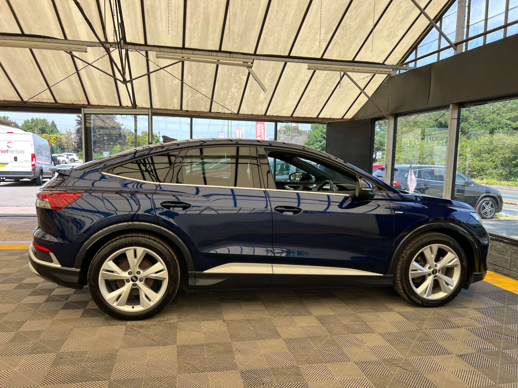 Audi Q4 E Tron Suv Blue #5