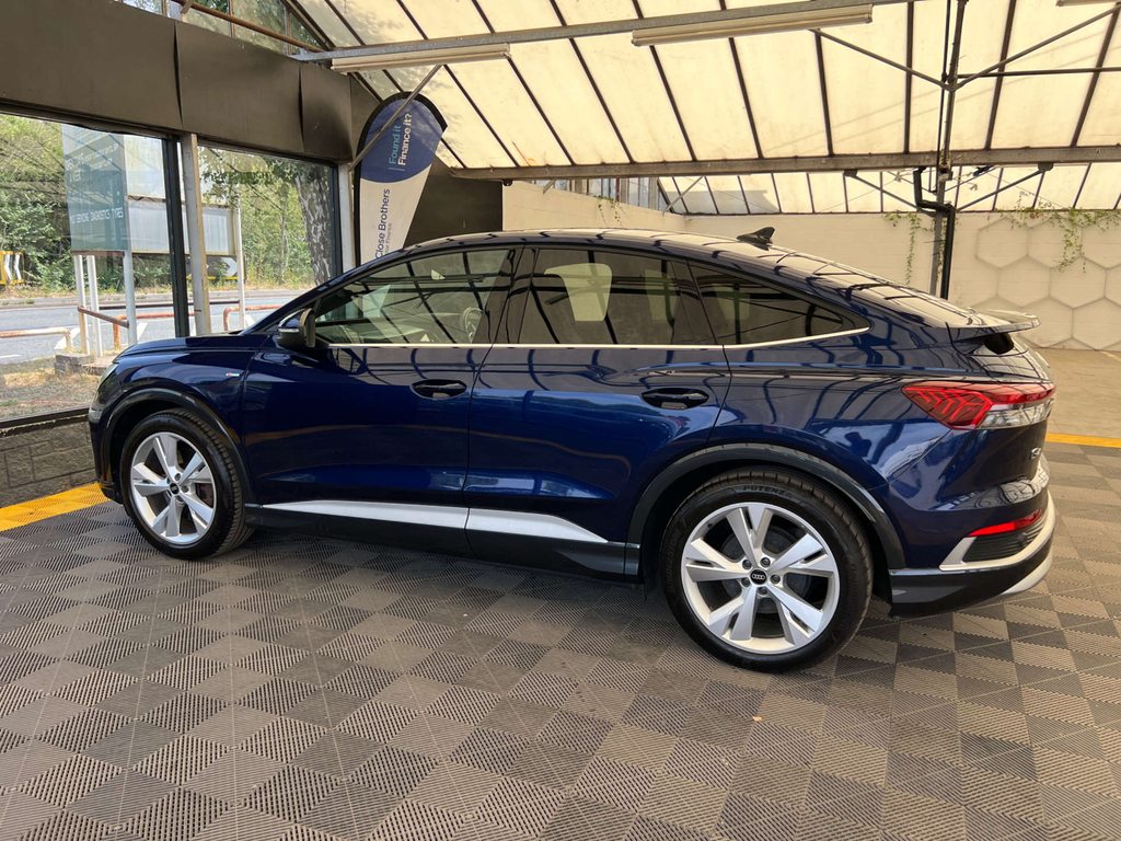 Audi Q4 E Tron Suv Blue #4