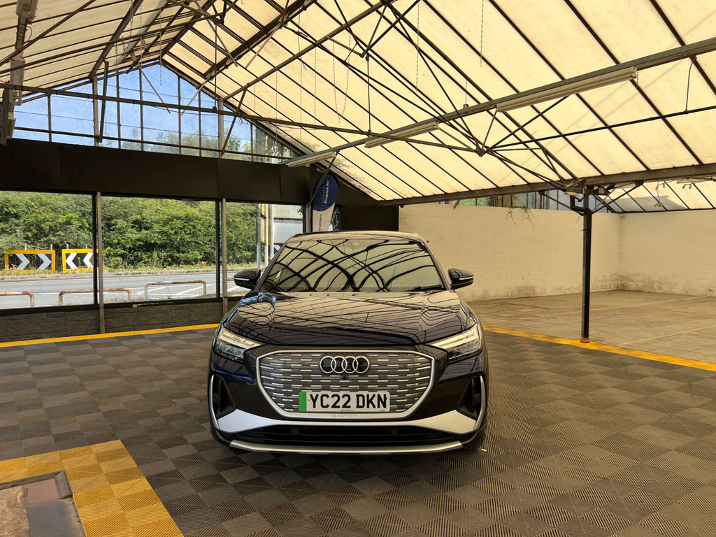 Audi Q4 E Tron Suv Blue #2