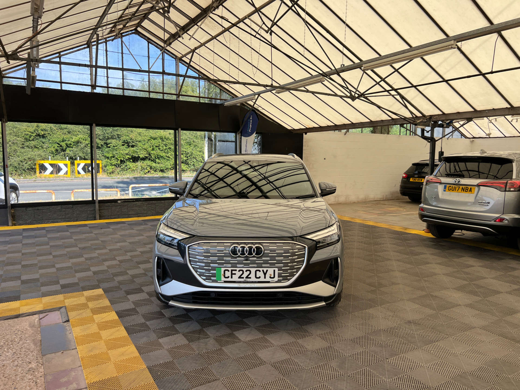 Audi Q4 E Tron Suv Grey #2