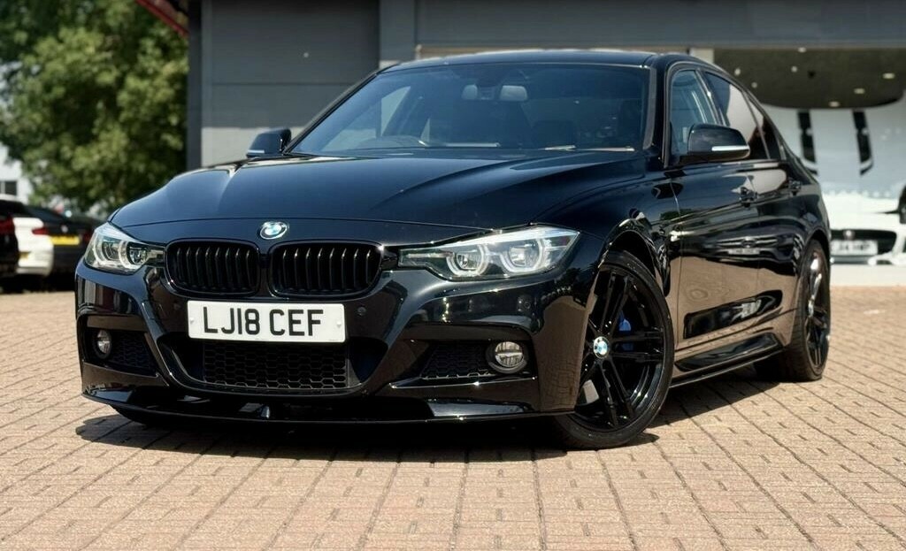 BMW 3 Series 3.0 340I M Sport Shadow Edition Saloon 2018 LJ18CEF Black #4