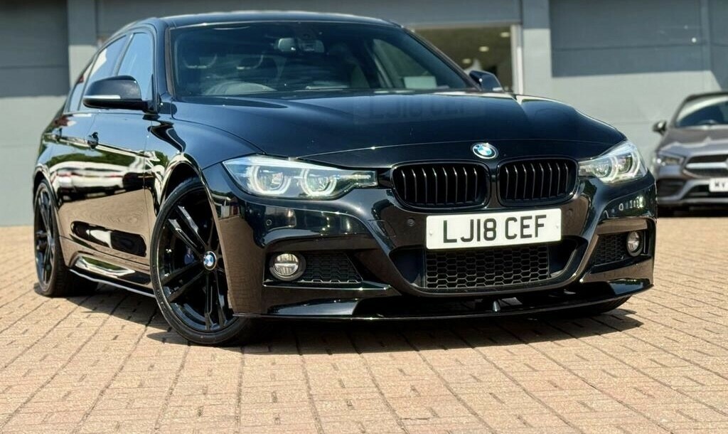 BMW 3 Series 3.0 340I M Sport Shadow Edition Saloon 2018 LJ18CEF Black #5