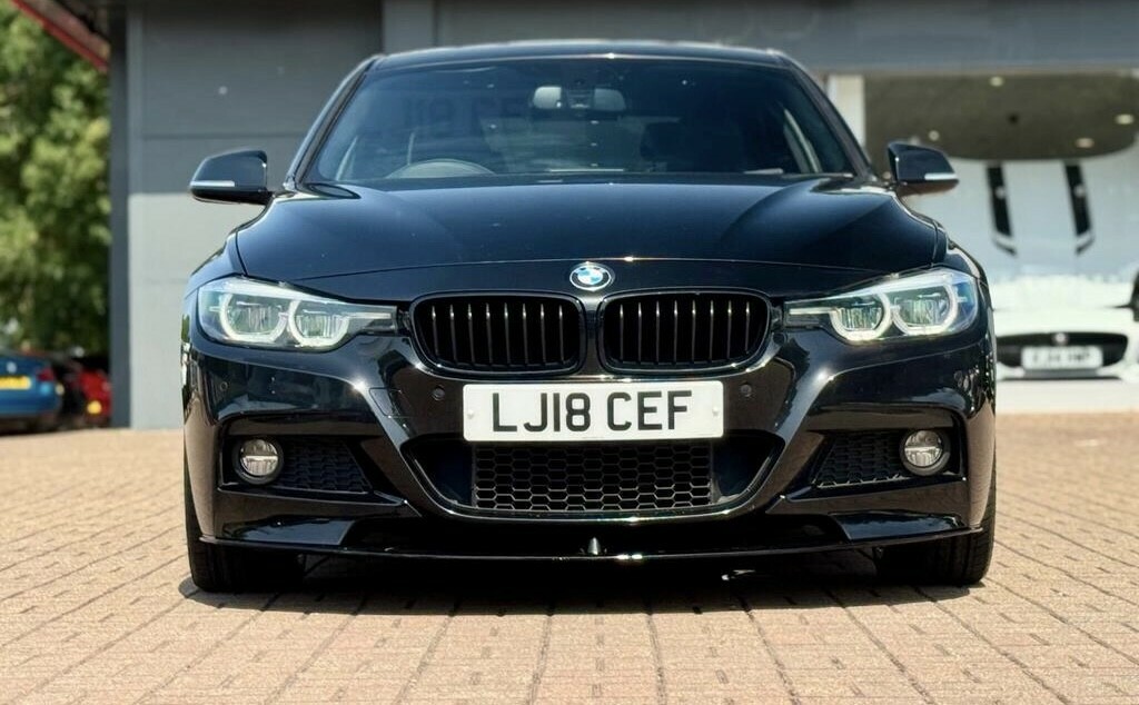 BMW 3 Series 3.0 340I M Sport Shadow Edition Saloon 2018 LJ18CEF Black #6