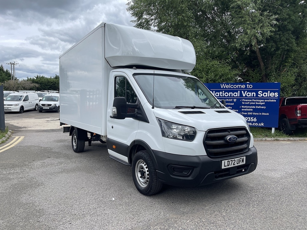 Ford Transit Custom 2.0 350 Ecoblue Leader Luton Rwd LD72UFM White