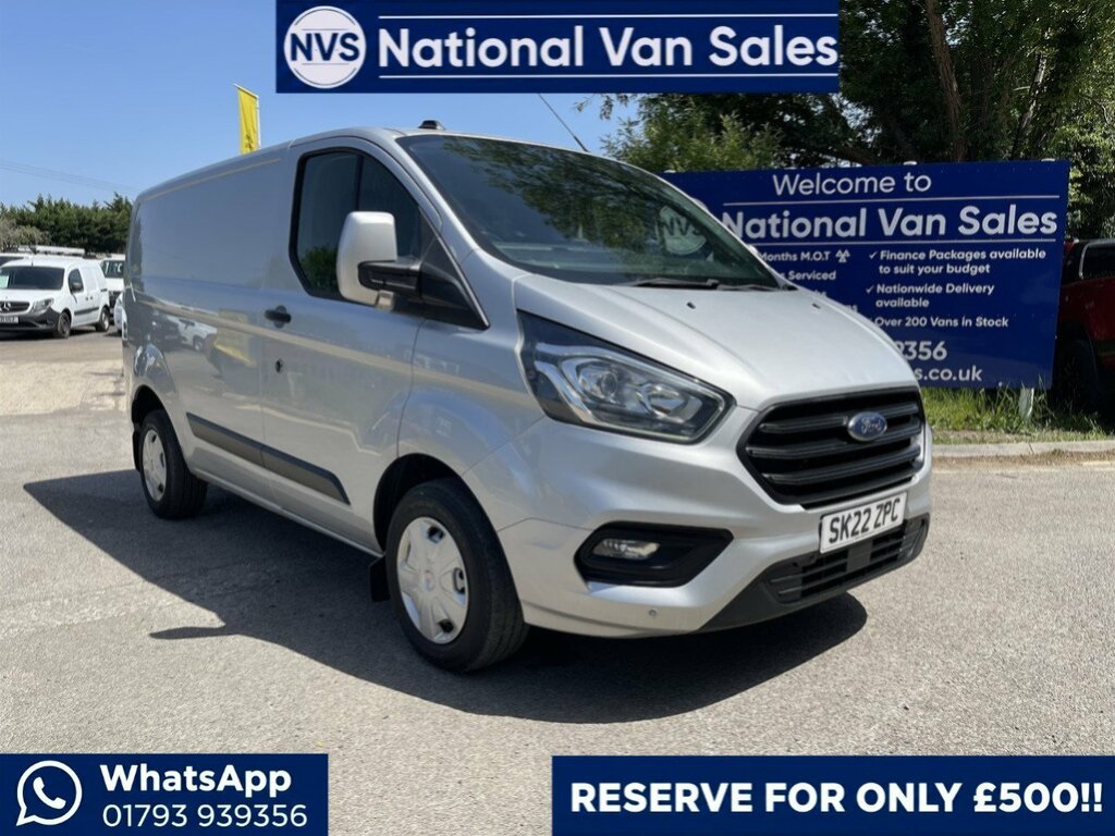 Ford Transit Custom 2.0 280 Ecoblue Trend L1 H1 Euro 6 Ss SK22ZPC Silver #2