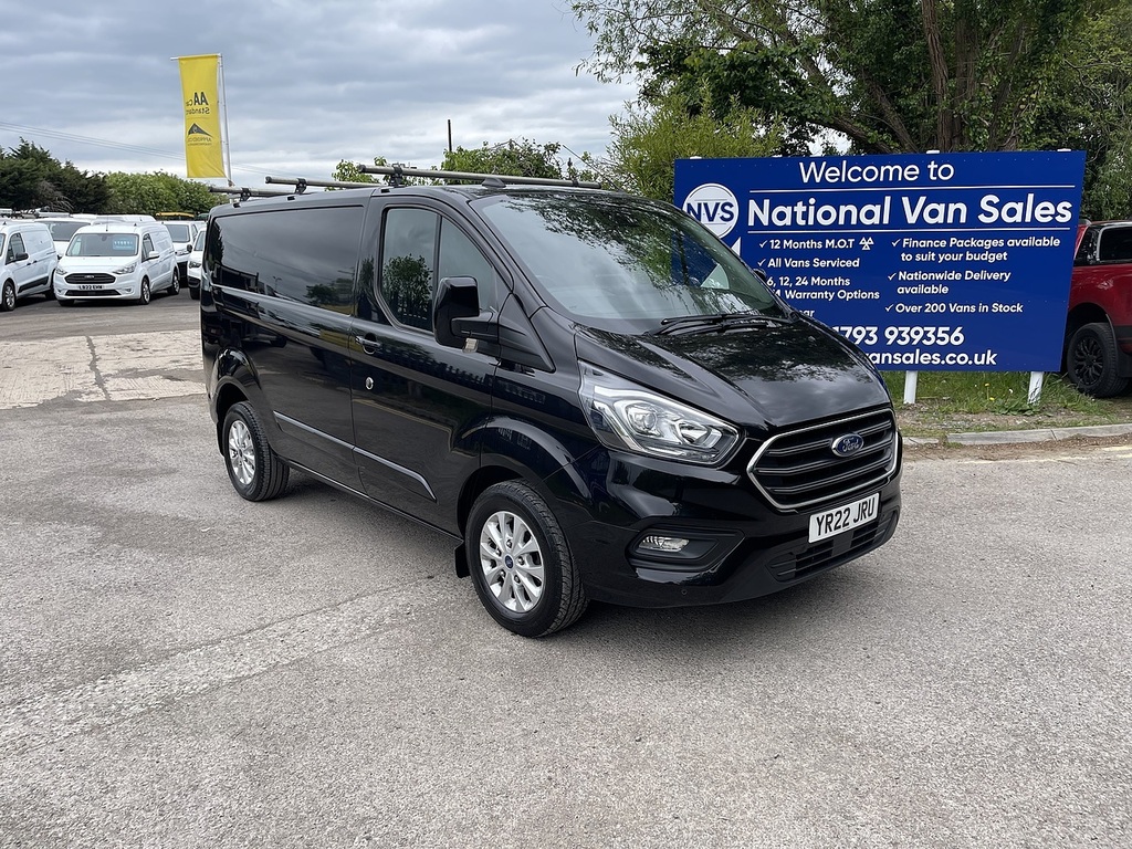 Ford Transit Custom 2.0 280 Ecoblue Limited L1 H1 Euro 6 Ss YR22JRU Black