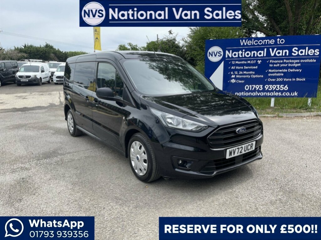 Ford Transit Connect 1.5 240 Ecoblue Trend Crew Van L2 Euro 6 Ss 6Dr WV72UCR Black #2