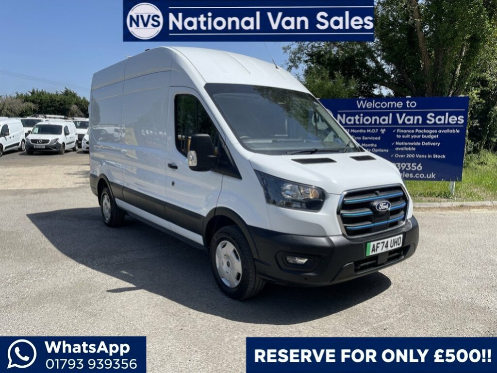 Ford Transit Custom E-transit Trend Panel Van White #2