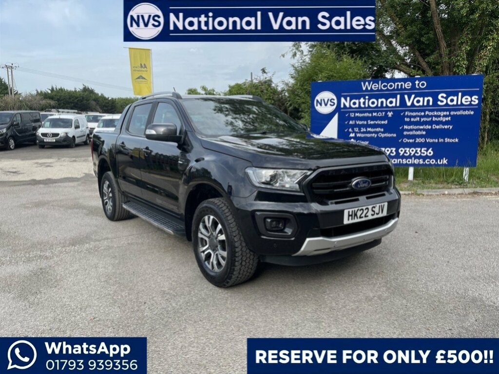Ford Ranger 2.0 Ecoblue Wildtrak 4Wd Euro 6 Ss HK22SJV Black #2