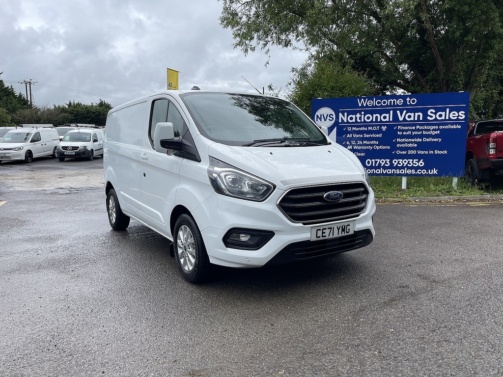 Ford Transit Custom 2.0 300 Ecoblue Limited L1 H1 Euro 6 Ss CE71YMG White