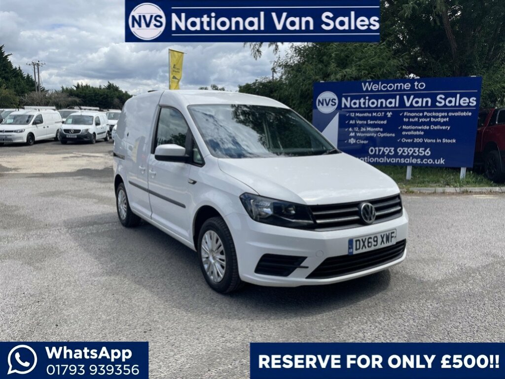 Volkswagen Caddy Caddy Trendline Panel Van 1 DX69XWF White #2