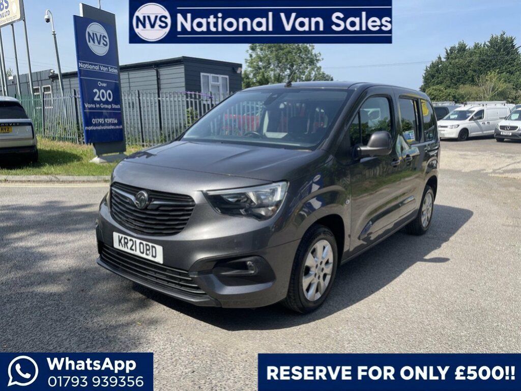 Vauxhall Combo Life 1.2 Turbo Se Euro 6 Ss KR21OBD Grey #2