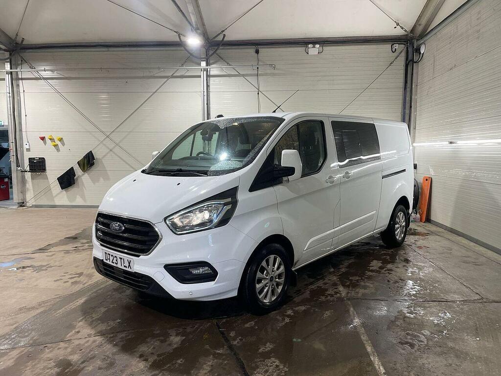 Ford Transit Custom 2.0 320 Ecoblue Limited Crew Van L2 H1 Euro 6 Ss White #2
