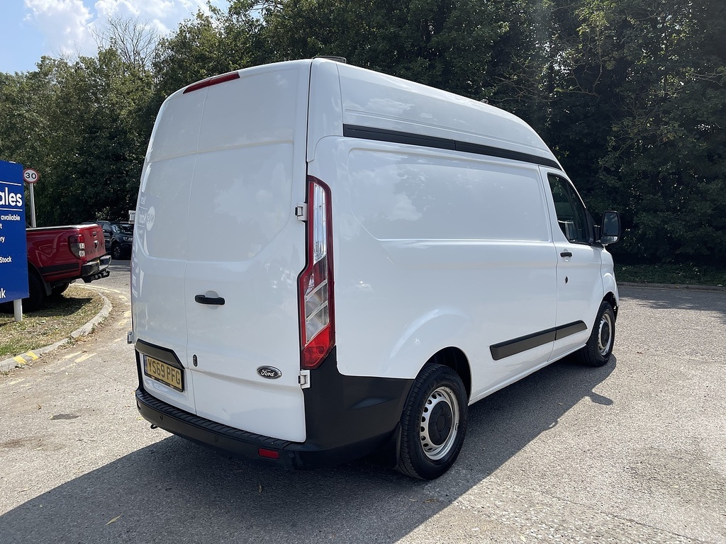 Ford Transit Custom 2.0 300 Ecoblue Leader L1 H2 Euro 6 Ss YS69PFG White #6
