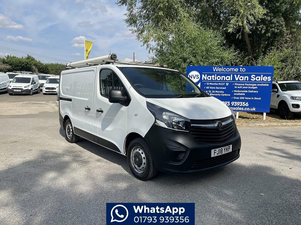 Vauxhall Vivaro 1.6 Cdti 2900 L1 H1 Euro 6 Ss White #2