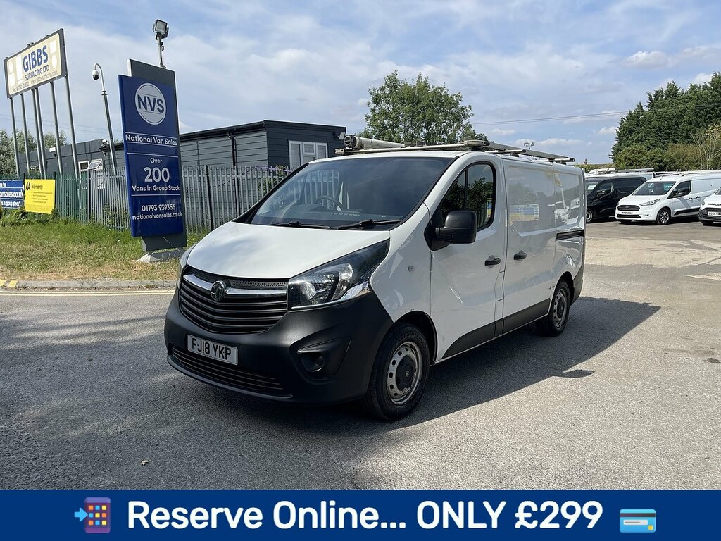 Vauxhall Vivaro 1.6 Cdti 2900 L1 H1 Euro 6 Ss White #4