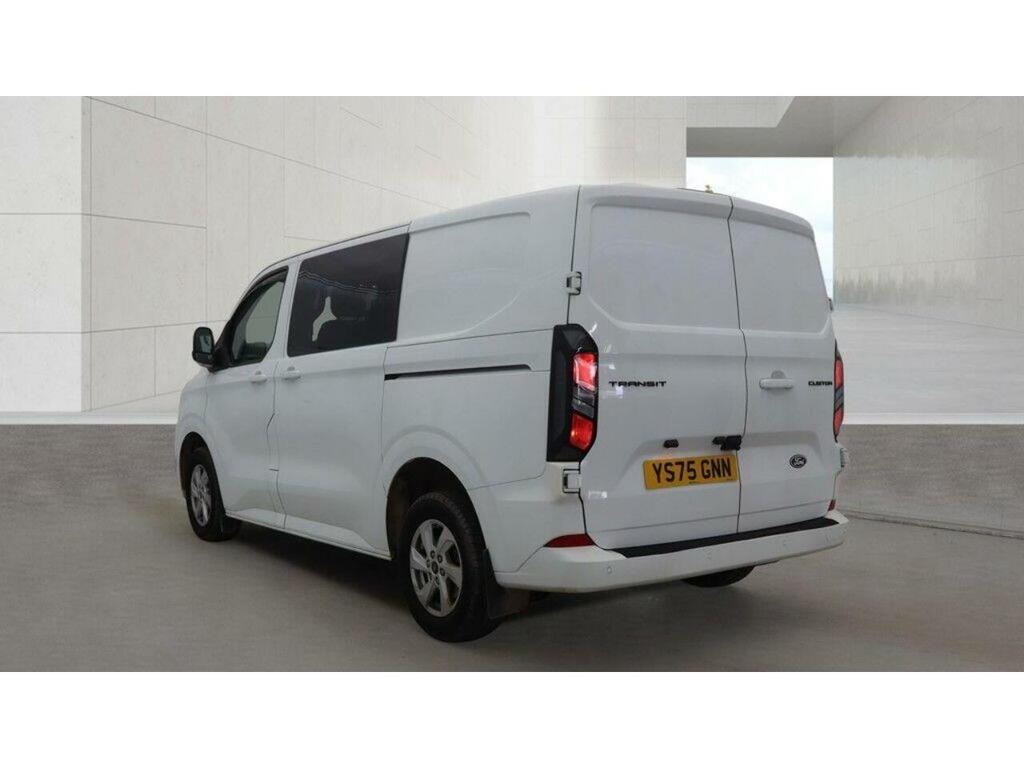 Ford Transit Custom 2.0 320 Ecoblue Limited Crew Van L1 H1 Euro 6 Ss White #5