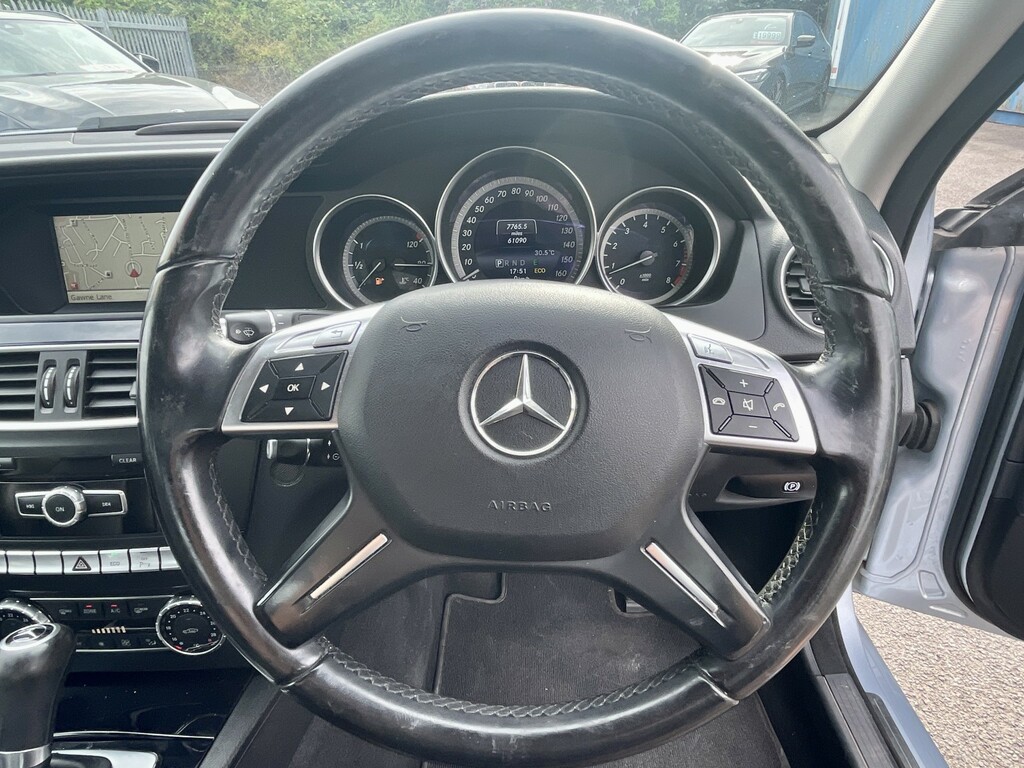 Mercedes-Benz C Class 2.1 C220 Cdi Amg Sport Plus G-tronic Euro 5 Ss Blue #19