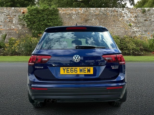 Volkswagen Tiguan 2.0 Tdi Bluemotion Tech Se Navigation Suv Dies YE66WEW Blue #5