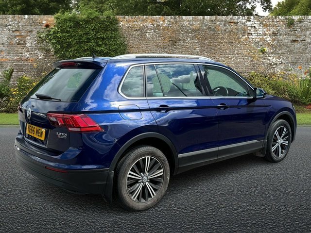 Volkswagen Tiguan 2.0 Tdi Bluemotion Tech Se Navigation Suv Dies YE66WEW Blue #6