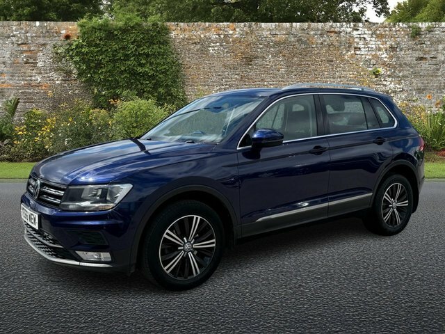Volkswagen Tiguan 2.0 Tdi Bluemotion Tech Se Navigation Suv Dies YE66WEW Blue #3