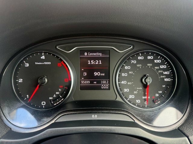 Audi A3 1.6 Tdi 110 S Line S Tronic Black #13