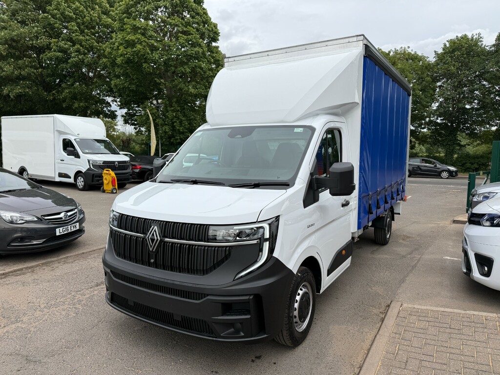 Renault Master Ll35 Advance Blue Dci Curtain Side Full Closure White #5