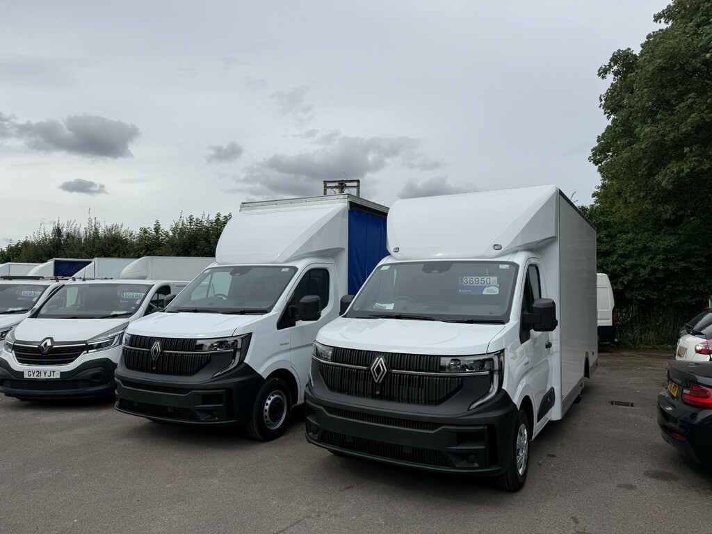 Renault Master Ll35 Advance Blue Dci Curtain Side Full Closure White #6