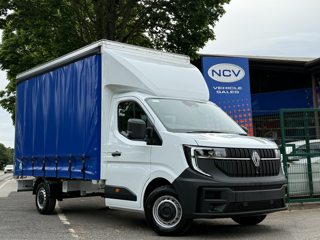 Renault Master Ll35 Advance Curtain Side Lwb 150 Eu6 White
