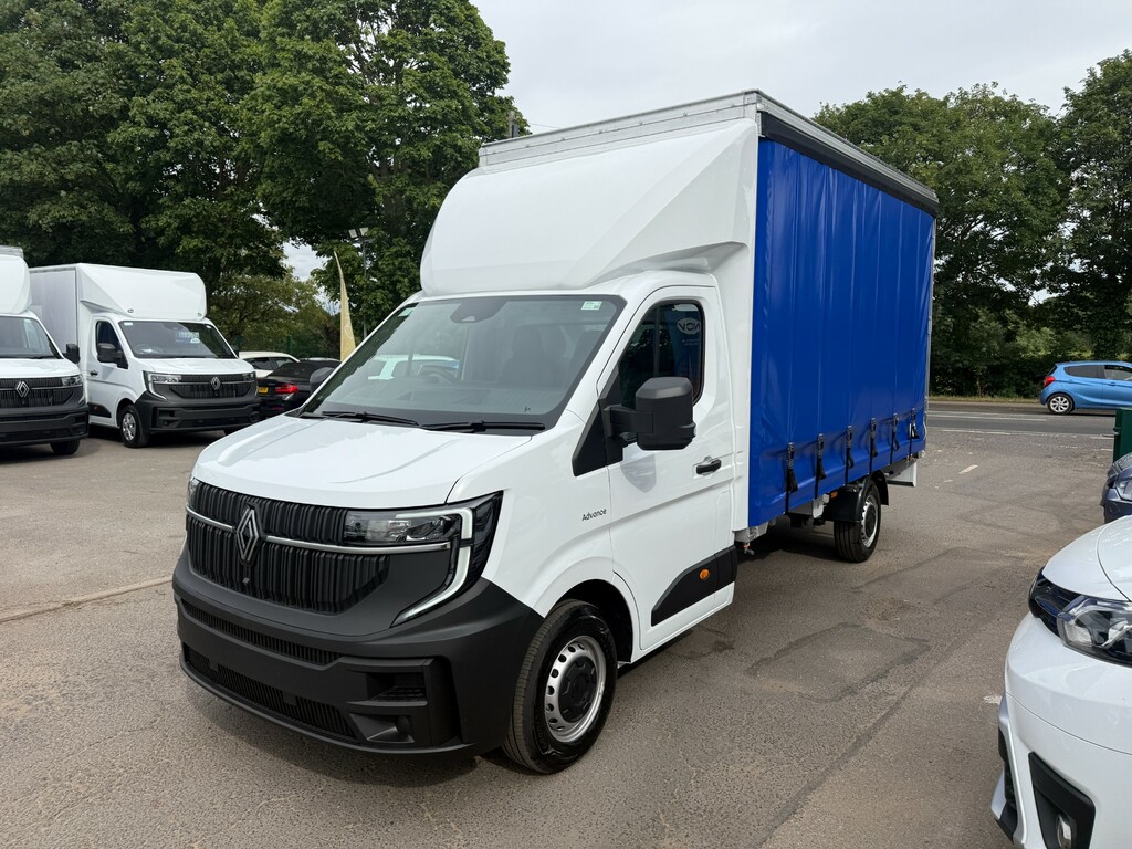 Renault Master Ll35 Advance Curtain Side Lwb 150 Eu6 White #4