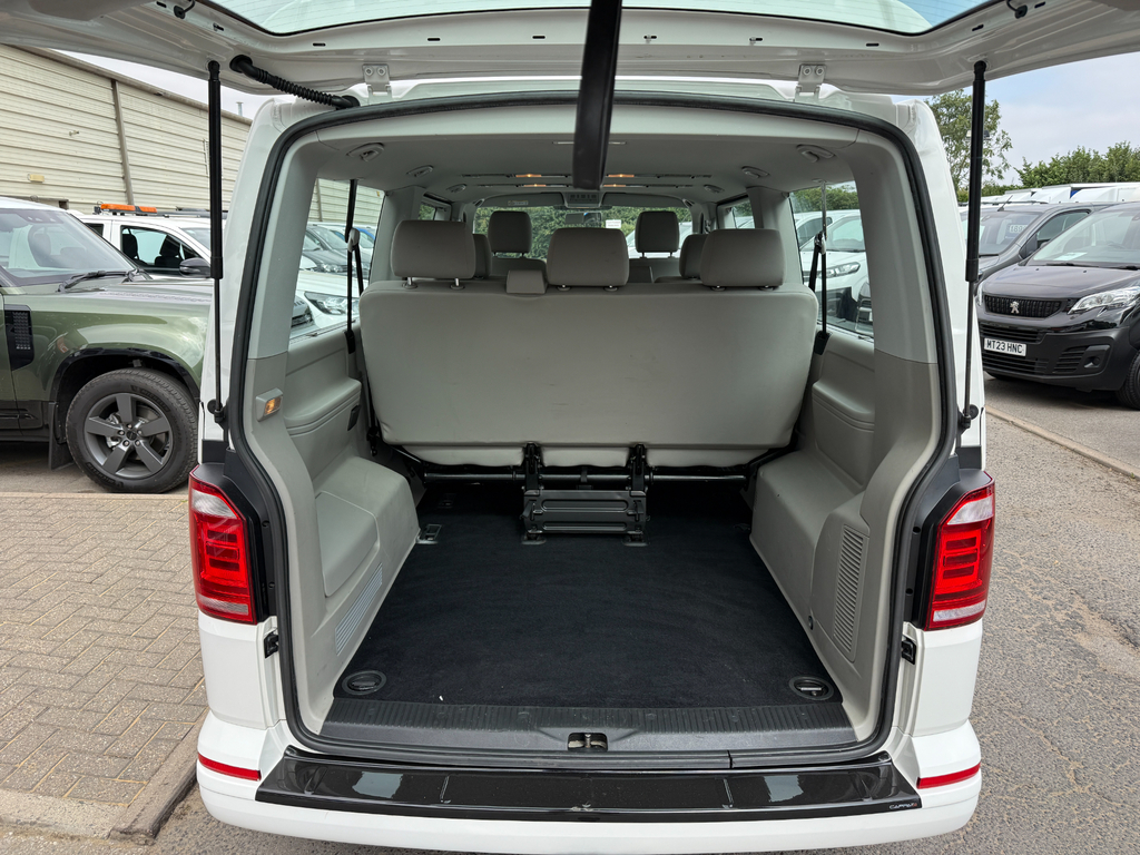 Volkswagen Transporter Shuttle T32 Tdi Shuttle Se Bmt Vw T6 8 Seater Minibus No V White #5