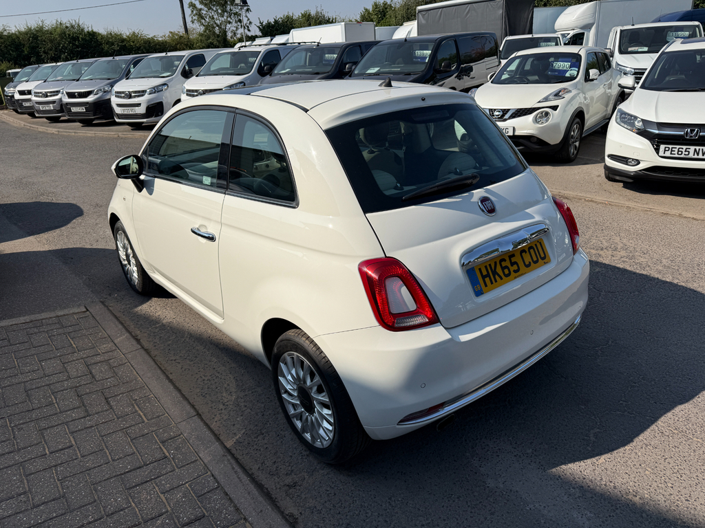 Fiat 500 Lounge 3dr White #3