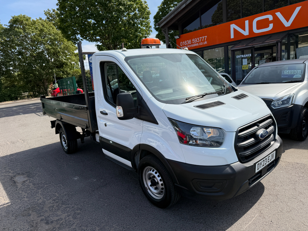 Ford Transit Custom 350 Leader Ecoblue Tipper Mwb DY23EJV White #5