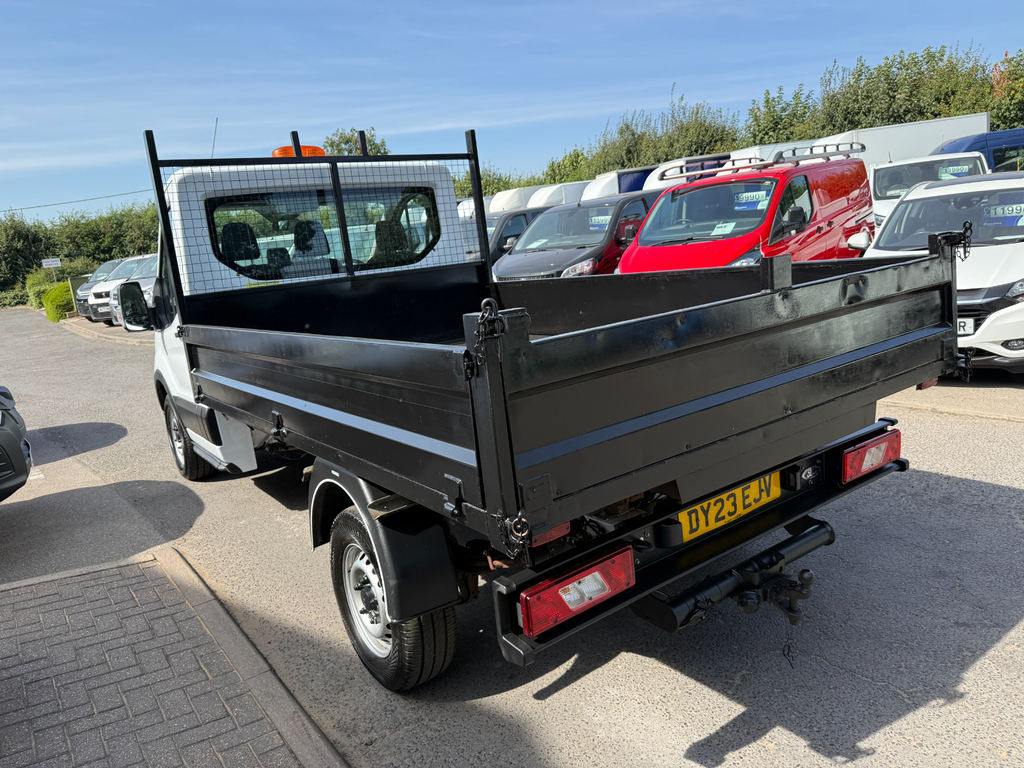 Ford Transit Custom 350 Leader Ecoblue Tipper Mwb DY23EJV White #2