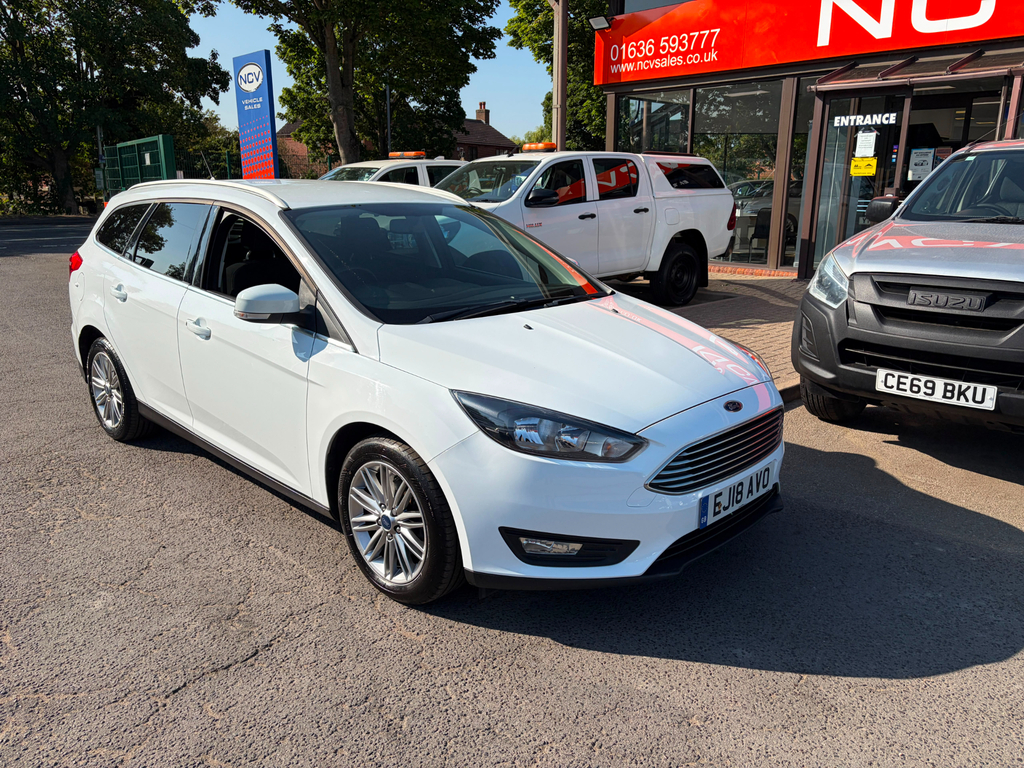Ford Focus Zetec Edition Tdci Estate White #3
