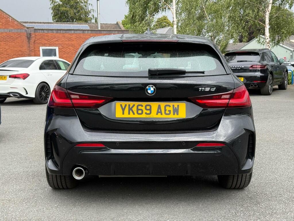 BMW 1 Series 1.5 116D M Sport Dct Euro 6 Ss YK69AGW Black #5