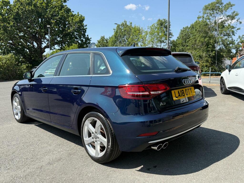 Audi A3 1.5 Tfsi Cod Sport Sportback S Tronic Euro 6 Ss LA18OTT Blue #4