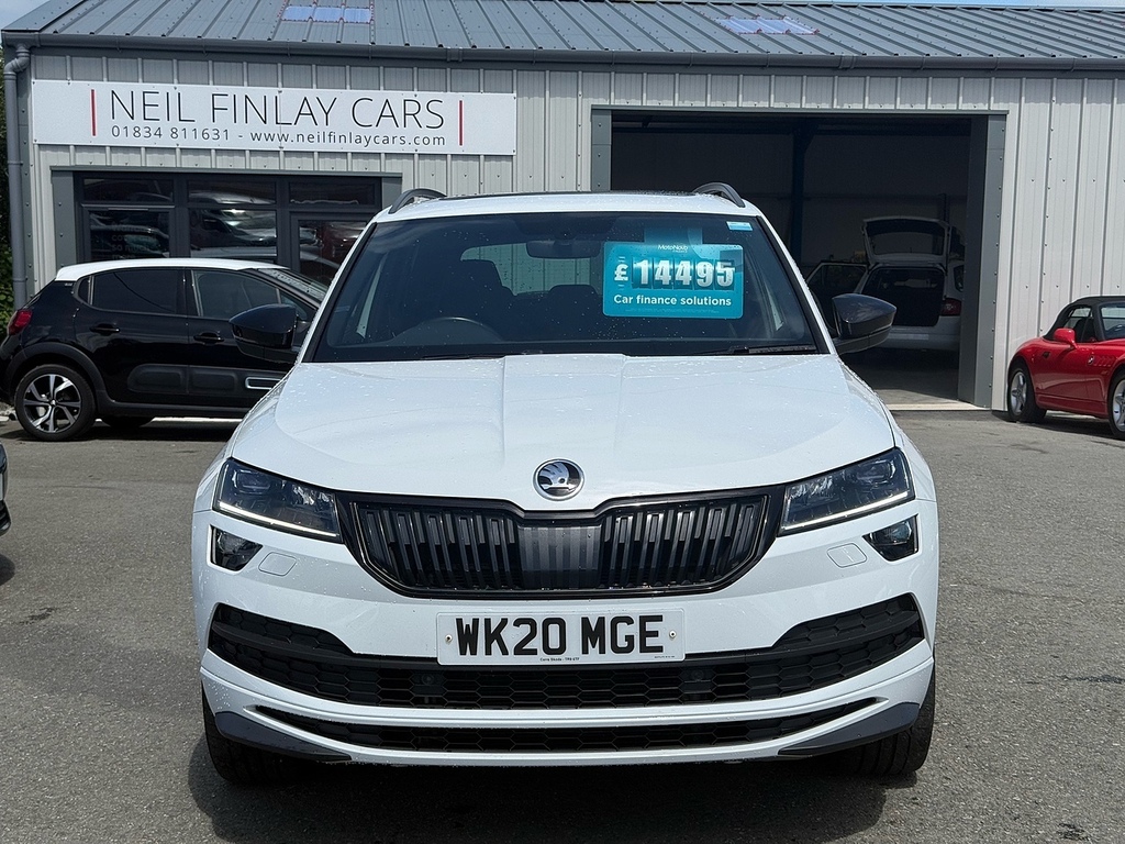 Skoda Karoq Tdi Sportline White #2