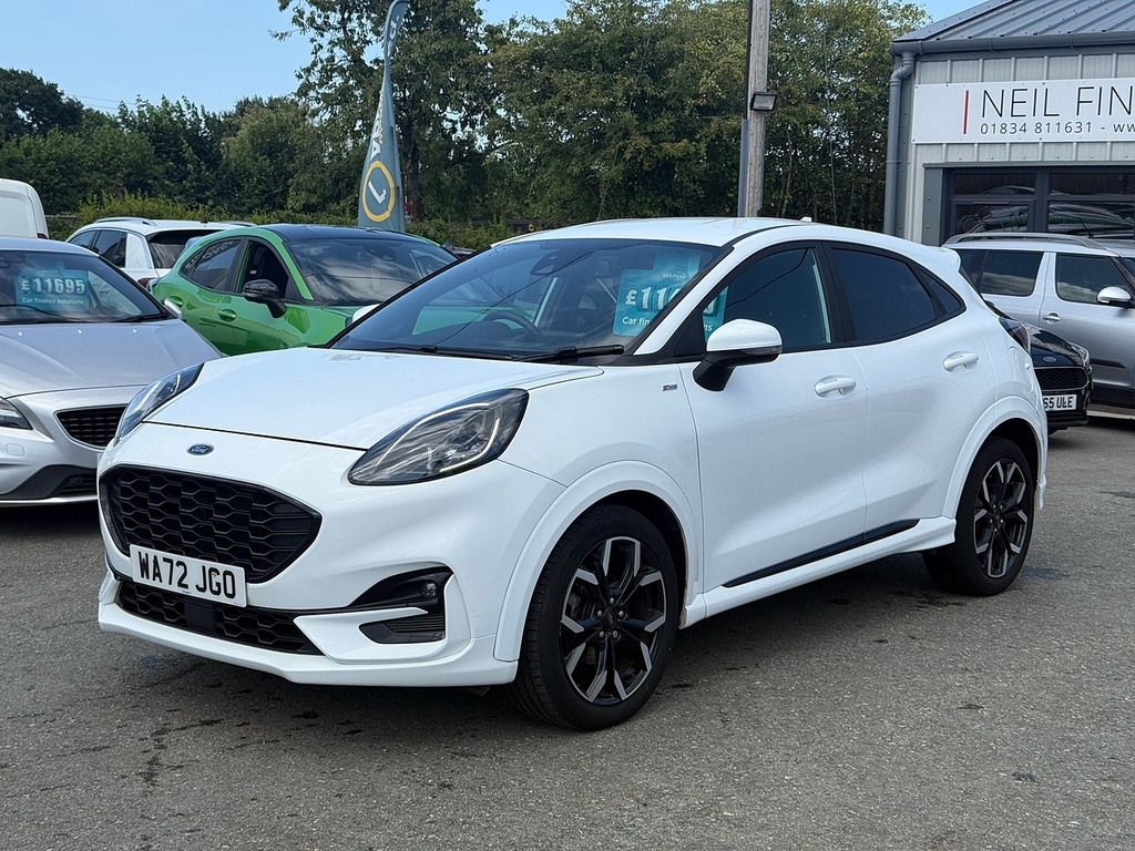 Ford Puma T Ecoboost Mhev St-line X WA72JGO White #3
