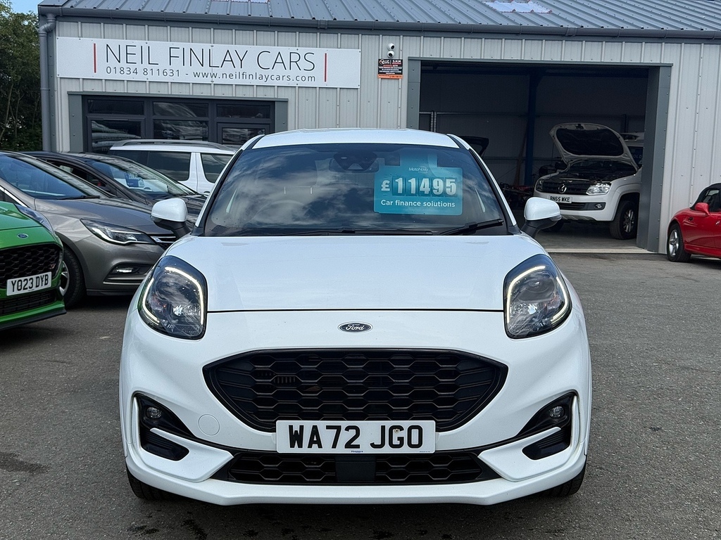 Ford Puma T Ecoboost Mhev St-line X WA72JGO White #2